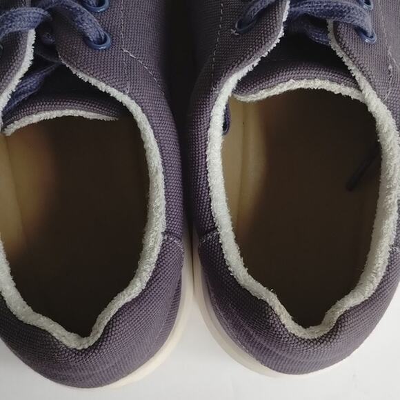 ABEO  Jumpstreet Navy / Neutral Canvas Classic Platform Sneaker 8.5 - Picture 13 of 16